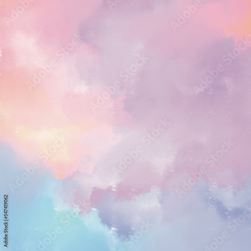 abstract watercolor background with clouds , vanilla sky,pastel color background