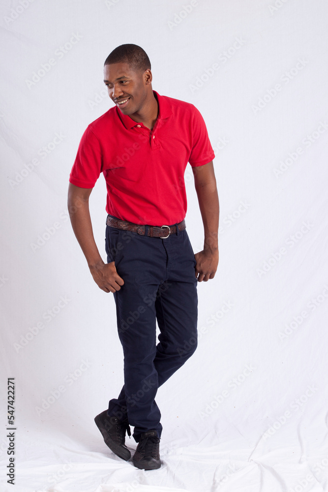Handsome black man with a smile Handsome black man with a smile
