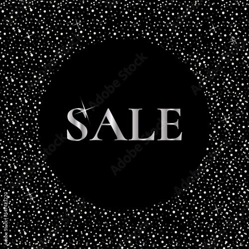 Tela Salé banner on a black background with lots of sequins like celebrities