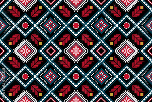 Sarong fabric design from geometric shapes 