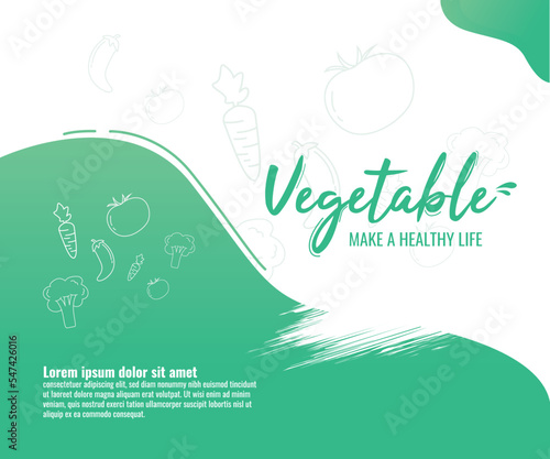 Vegetable Flyer Template