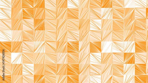 yellow and orange geometric pattern, wallpaper for tile, banner, tableclothe © Alex Luzik