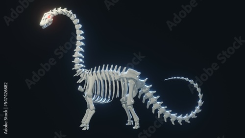 Fototapeta Naklejka Na Ścianę i Meble -  dinosaur 3d.3d illustration, 3d rendering, animal,
