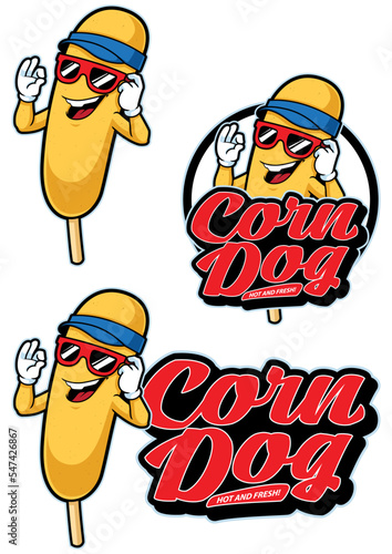 Corn Dog Mascot