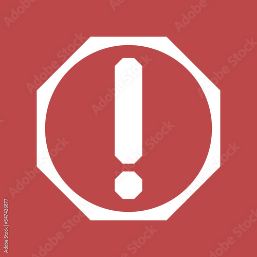 caution icon for notification, the sigh of information