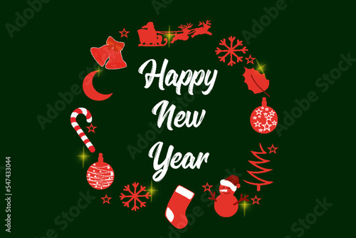 Christmas ring background