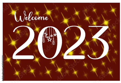 Welcome 2023 background
