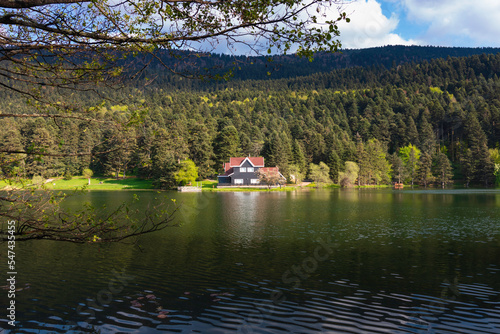 Bolu Golcuk Nature Park with famous lake house