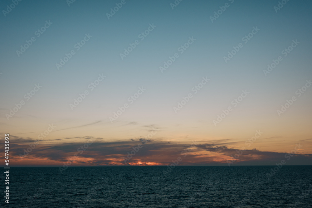 Sunset on Baltic Sea