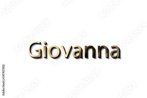 GIOVANNA 3D NAME  photo