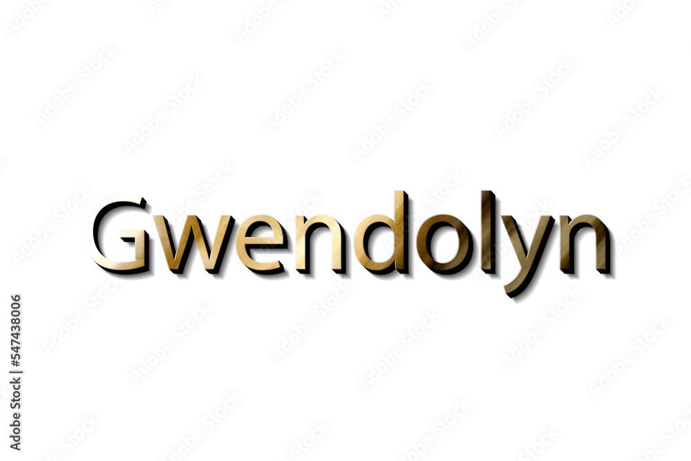 GWENDOLYN 3D NAME GWENDOLYN 3D NAME