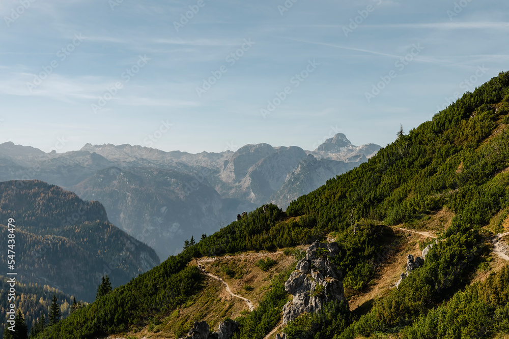 Mountain panorama - Berchtesgaden Alps, Germany, Bavaria, Schoenau am Koenigssee Mountain panorama - Berchtesgaden Alps, Germany, Bavaria, Schoenau am Koenigssee
