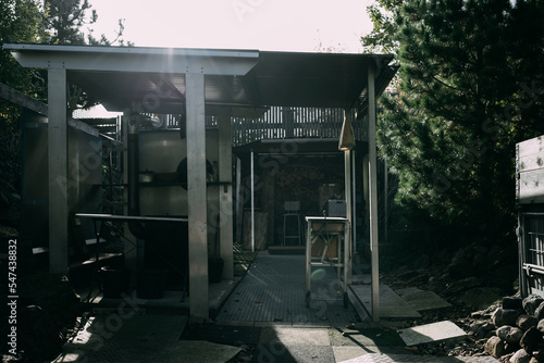 Wallpaper Mural recreation area in the garden, summer kitchen
 Torontodigital.ca