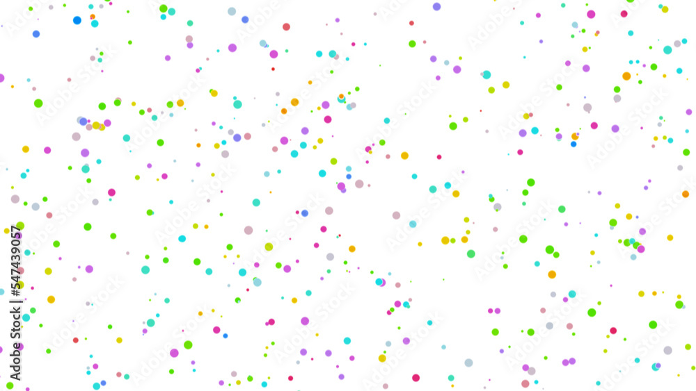 Colorful particles png ,background with confetti, Colored Suspended Particles Beautiful Floating Particles PNG Picture