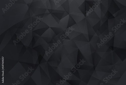 Light Gray vector pattern with polygonal style. © smaria2015