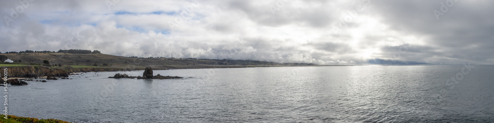 Panorama of the pacific coast Panorama of the pacific coast