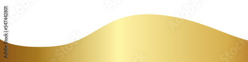 Gold Welle Wellen Band Banner Hintergrund 