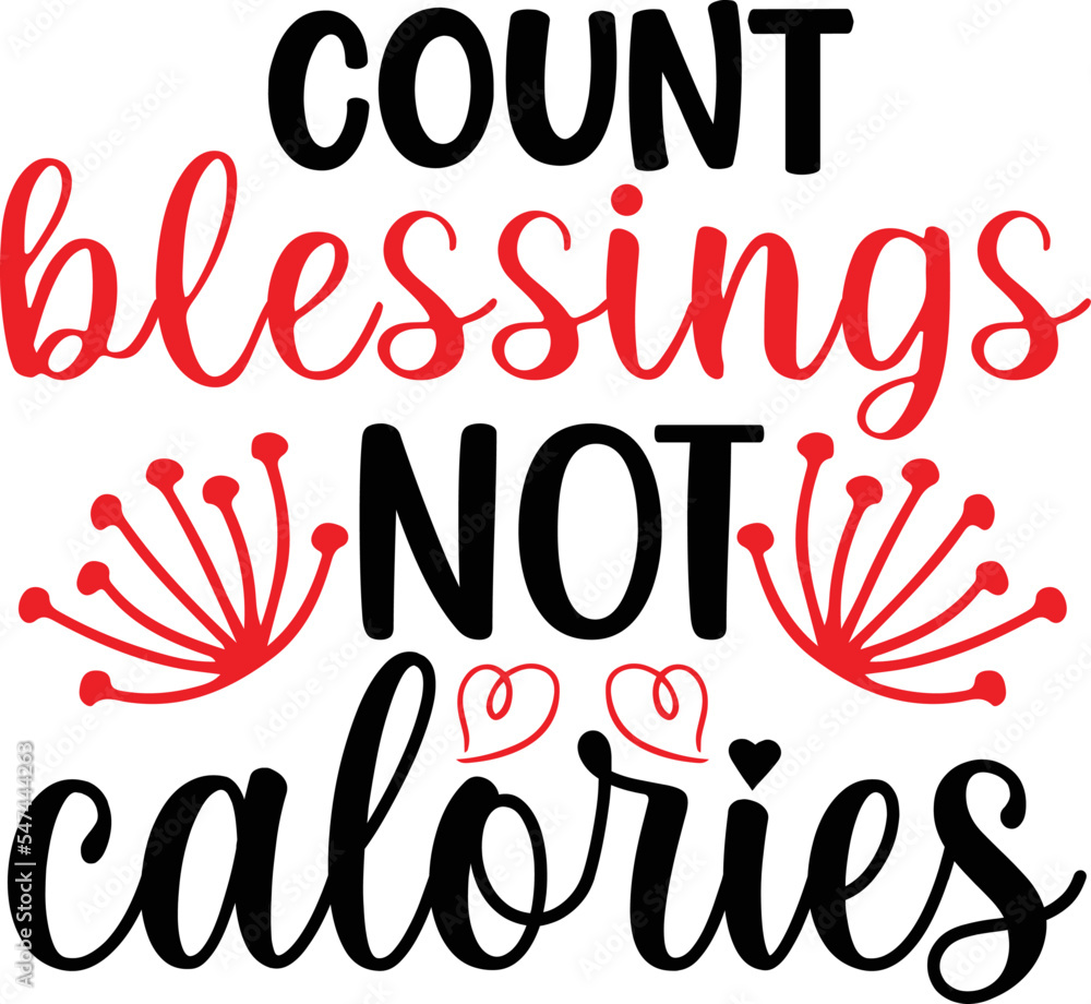 count blessings not calories