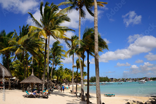 Grand Baie - known resort on the north west coast of Mauritius, Indian Ocean, Africa