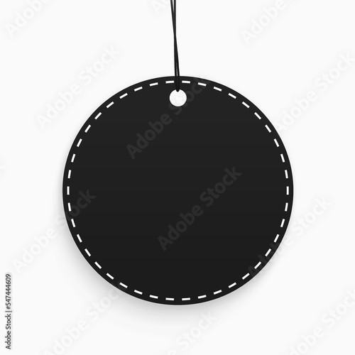 Label Tag for your text into it. Design Template for advertising, social media and ads. Vector.