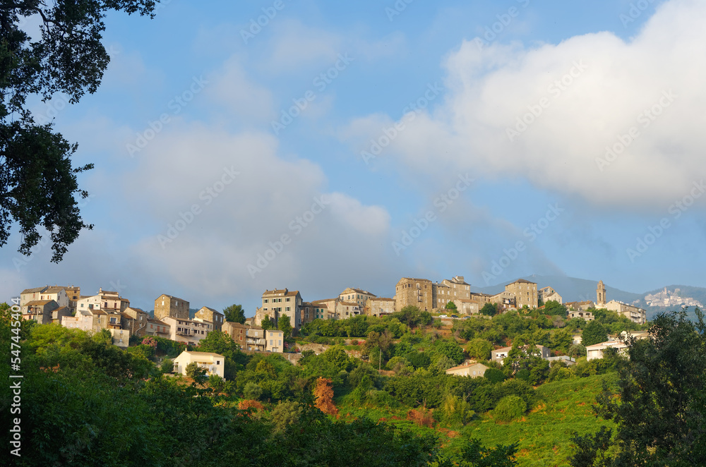 Venzolasca village in Corsica mountain