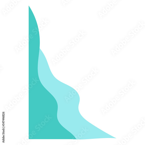 Wavy Abstract Corner With Pastel Color