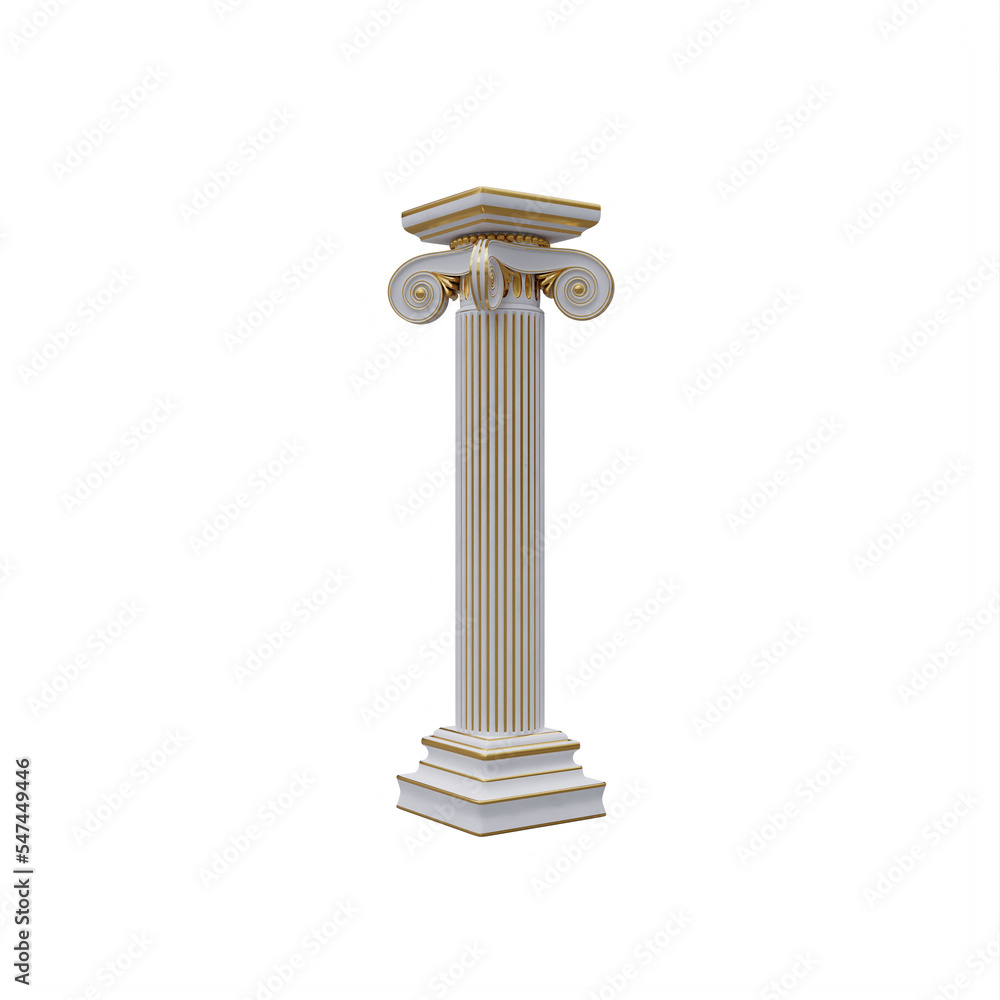 roman column isolated roman column isolated