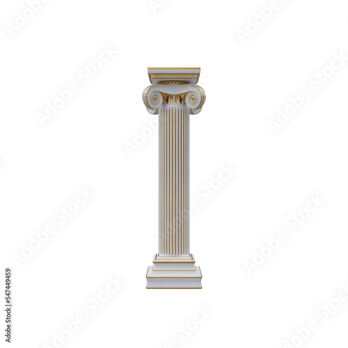 roman column isolated