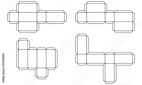 block net pattern on white background