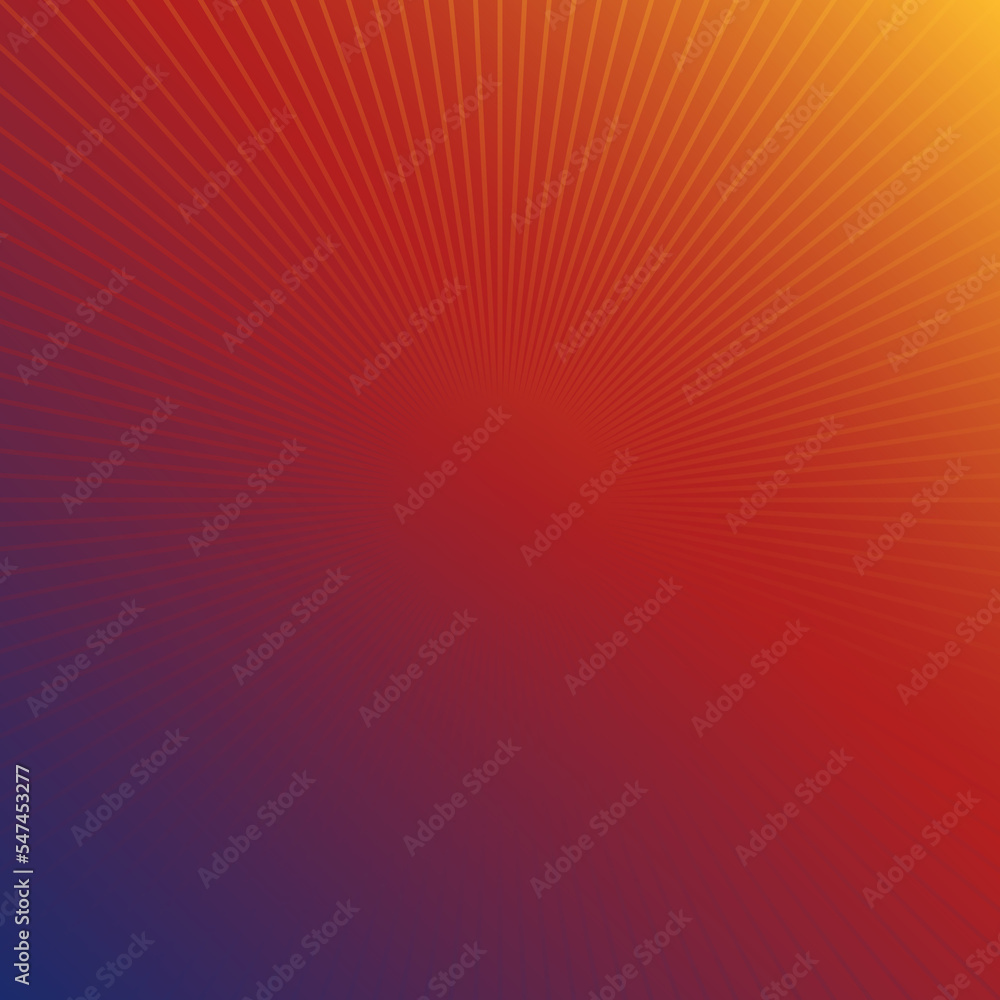 Obraz premium Bright gradient background with colored lines. Empty space to insert text and other graphic elements.
