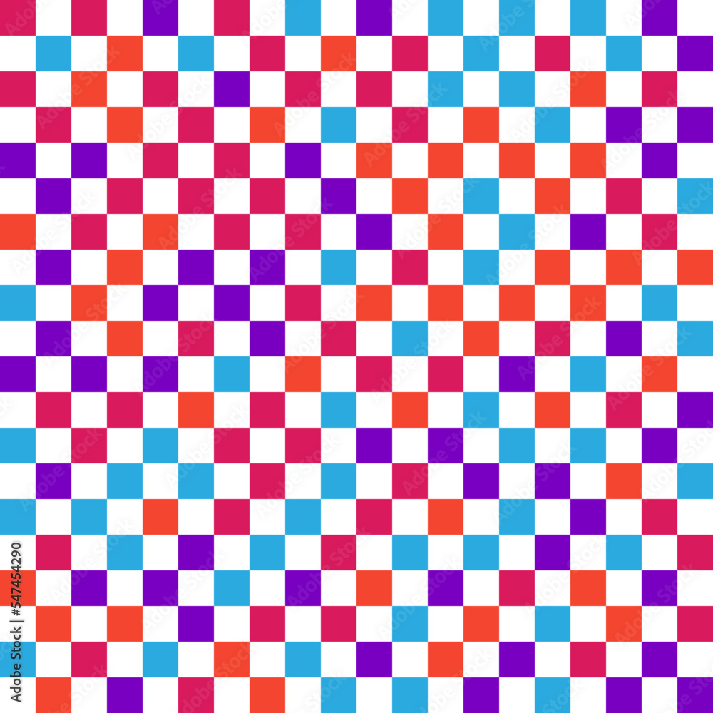 Random squares geometric asymmetrical seamless texture vector pattern. Squares structure tile design