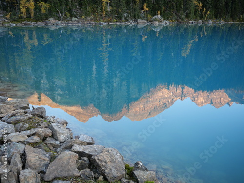 Morning reflection on Templeton Lake photo