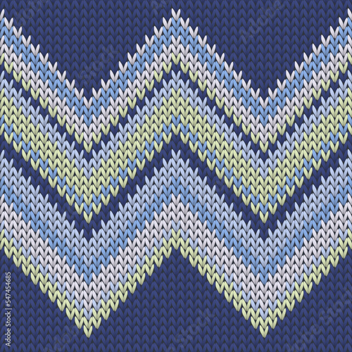 Jersey zig zal lines knitted texture geometric