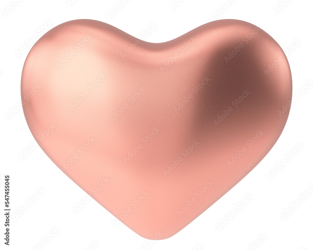 3D heart. Valentine card decoration. 3D illustration. 3D heart. Valentine card decoration. 3D illustration.