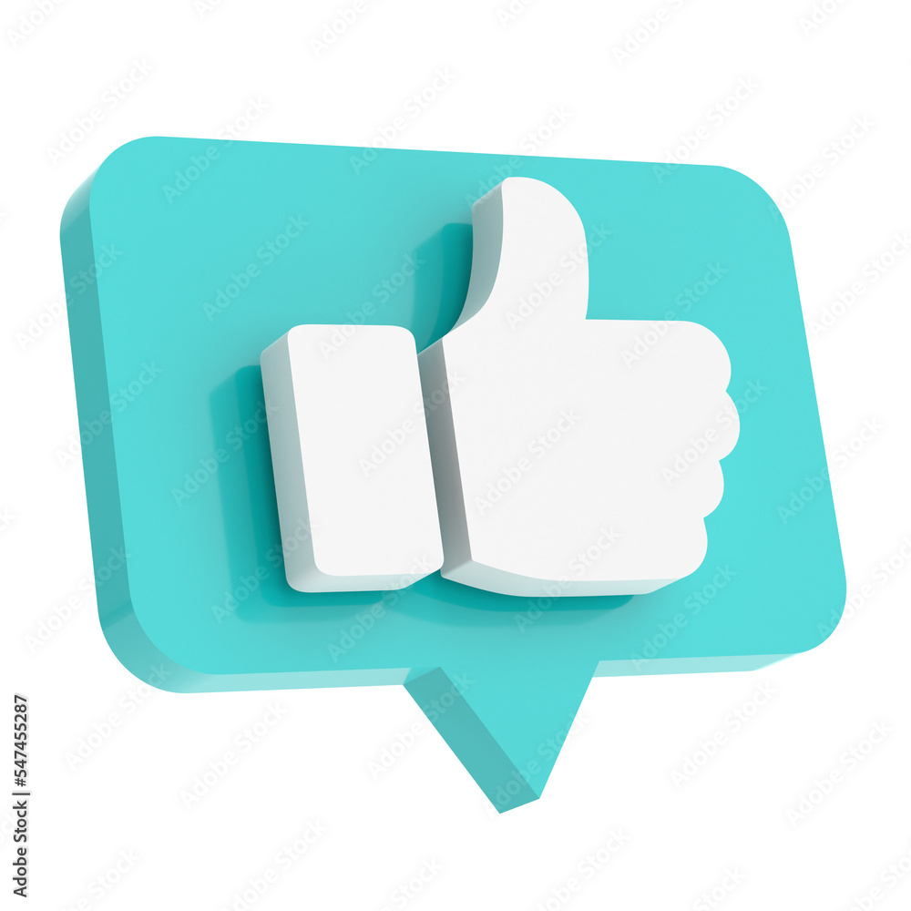 3D like icon. 3D icon. 3D illustration. 3D like icon. 3D icon. 3D illustration.