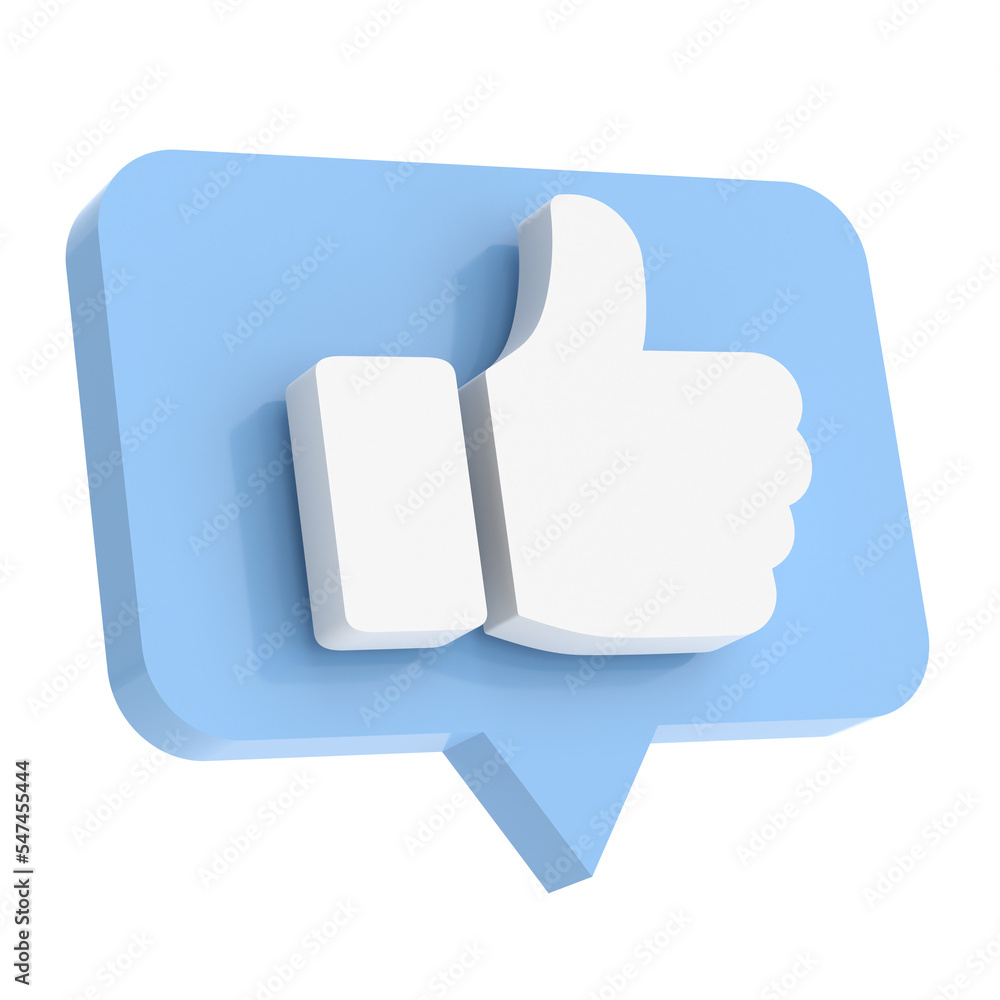 3D like icon. 3D icon. 3D illustration. 3D like icon. 3D icon. 3D illustration.