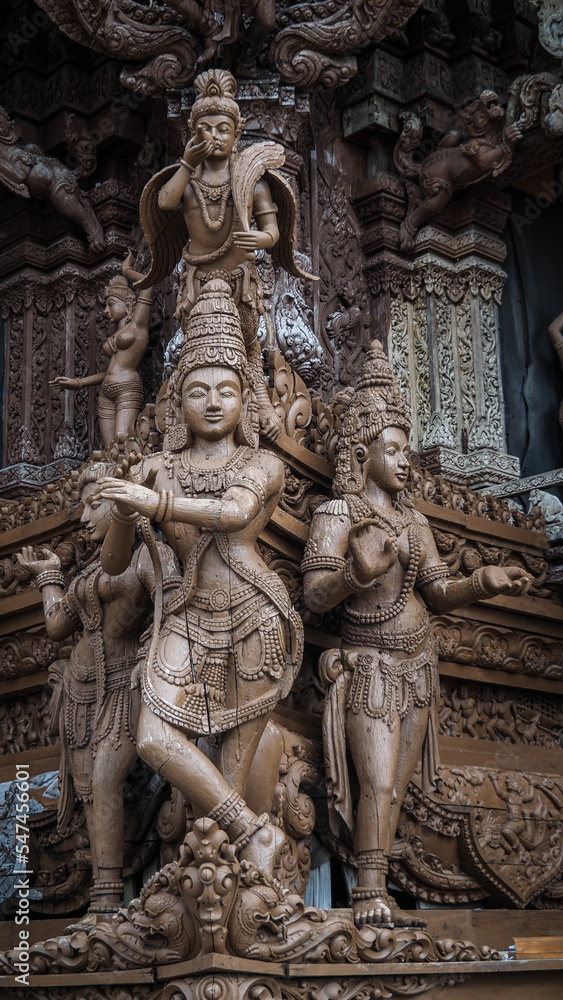 The temple of the truth in Pattaya, Thailand