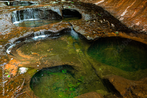 Natural Pools in a Cave