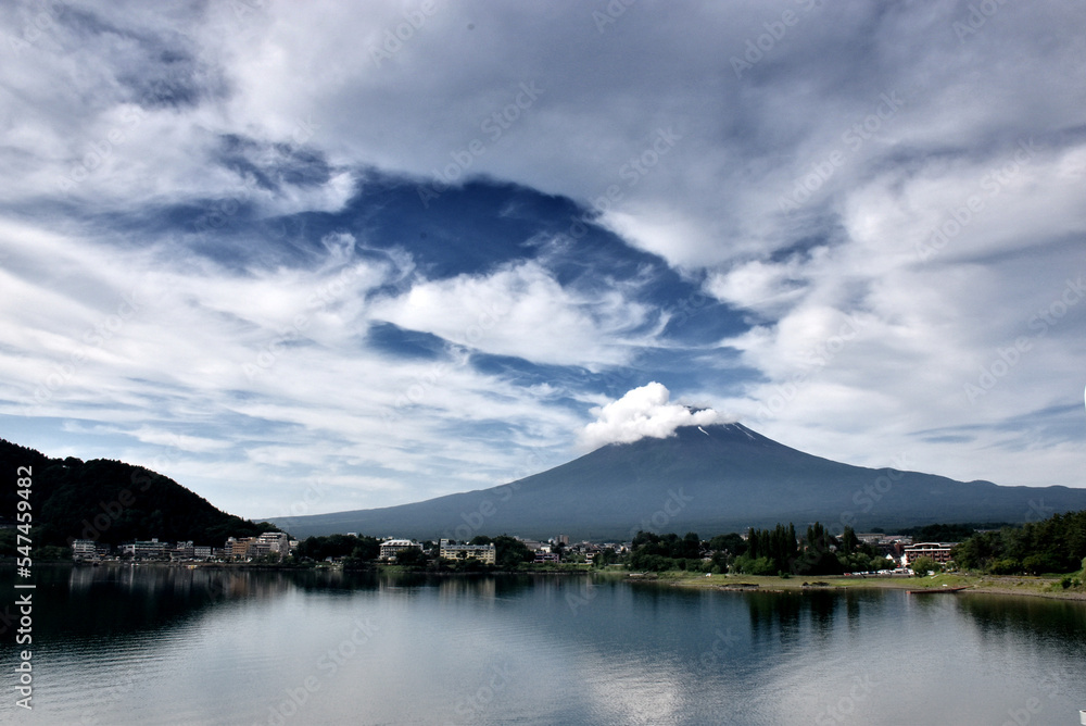 View of Mt. Fuji at the Kawaguchiko lake View of Mt. Fuji at the Kawaguchiko lake