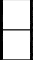 film strip icon isolated on transparent background. tape photo film strip frame, Video Film strip roll,
