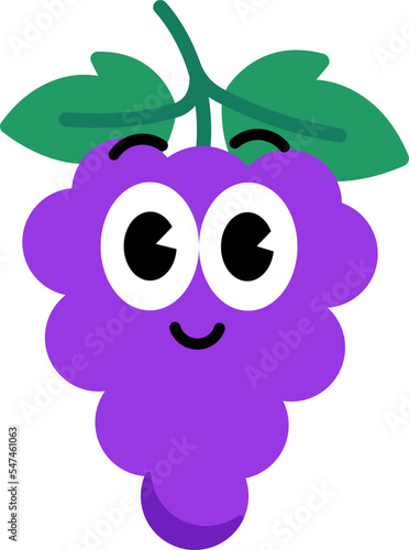 Grape face cute 