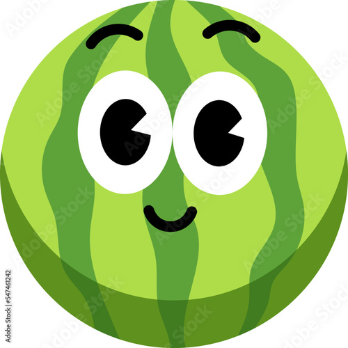 Watermelon face cute 