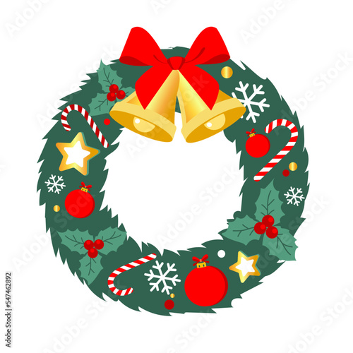 Christmas wreath, New Year's decor