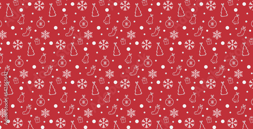 sfondo, pattern, natale, addobbi, 
