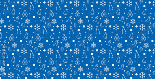 sfondo, pattern, natale, addobbi, 