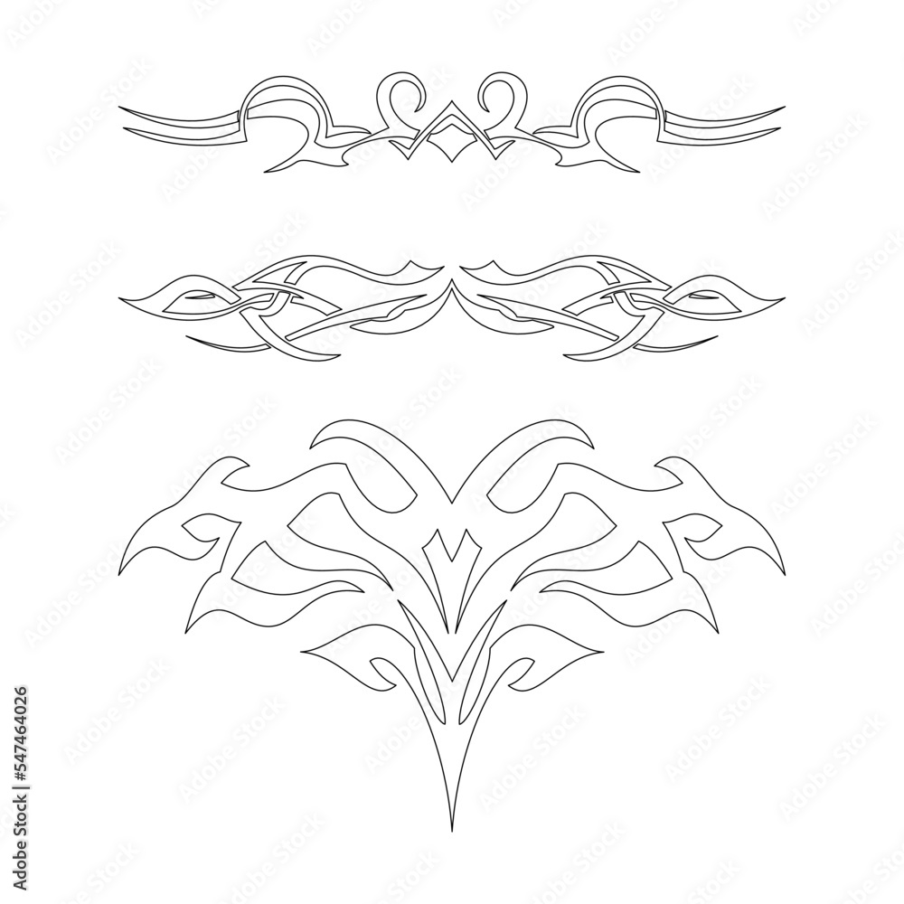 Intricate black and white musical notes tattoo design on Craiyon