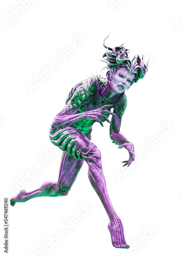 alien queen running