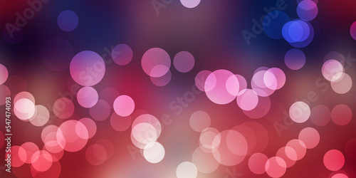pink bubbles background with bokeh