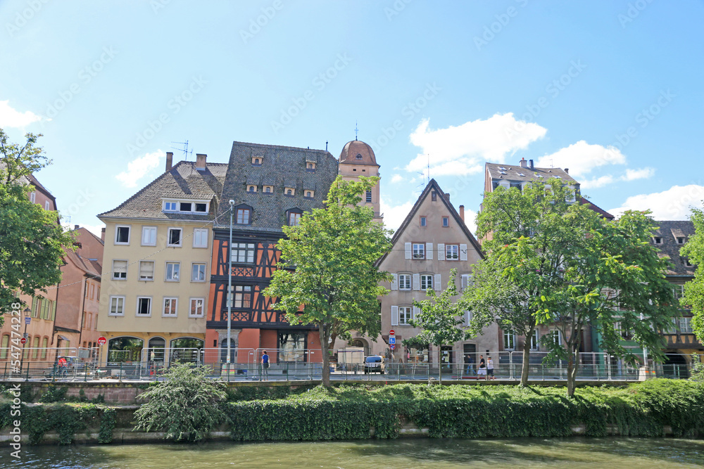 Historic buildings in Strasbourg, France	