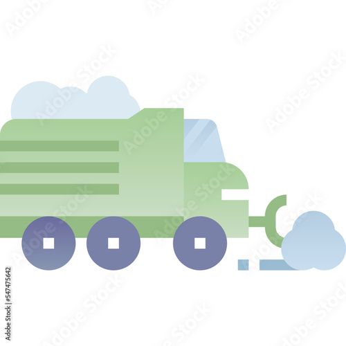 snowplow flat icon